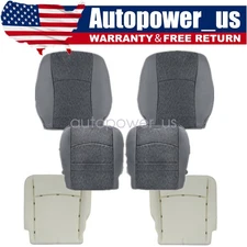 For 2013-2018 Dodge Ram 1500 Driver Passenger Bottom Top Seat Cover Foam Gray
