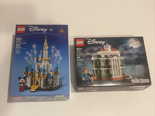 2 NEW LEGO Mini Disney Sets: Castle (40478) & Haunted Mansion (40521)