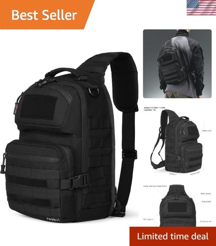 Sling Bag Military Army Molle Shoulder Cross Body Pack Single Strap Backpack ...