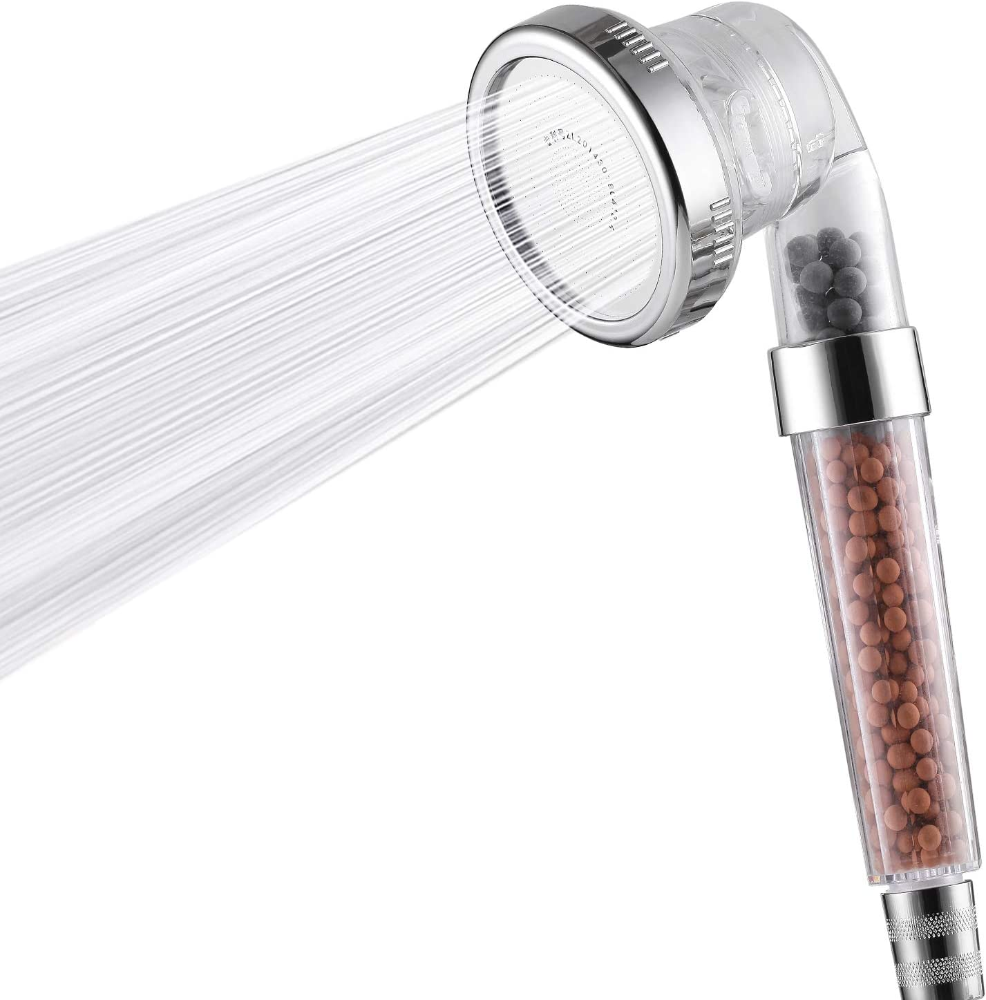 High Pressure Shower Head, Ionic Filter Showerhead with 3 Setting, Water Saving