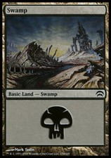 Swamp (154) X4 (Planechase 2009) MTG (NM) *CCGHouse* Magic
