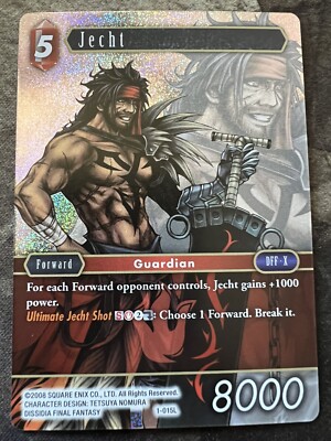 Jecht 1-015L Legend Foil Final Fantasy TCG FFTCG Opus 1 NM | eBay Jecht 1-015L Legend Foil Final Fantasy TCG FFTCG Opus 1 NM | eBay
