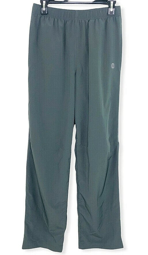 Balance Collection Mens Track Pants Size S Grey Zip Ankle