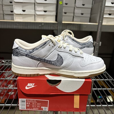 Nike Dunk Low 'Washed Denim' Size 8.5 FN6881-100 | eBay