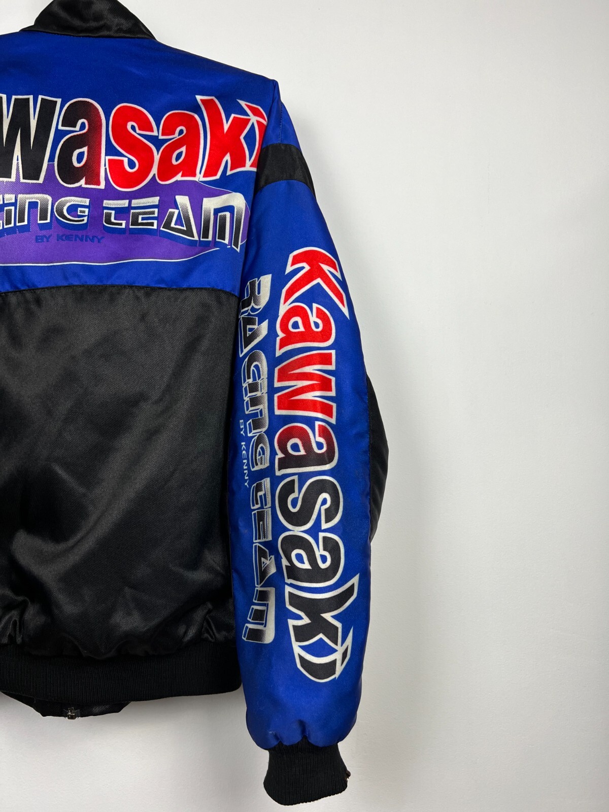 ‼️RARE‼️ Kawasaki By Kenny Racing Team Bomber Jacket Size L image 3