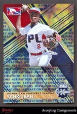 2019 Elite Extra Edition Aspirations Blue #204 Yanki Jean RC 39/75 ROOKIE