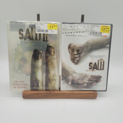 Brand New Old Stock Saw 1 &  2 DVD Lot Ships Quick And Safe