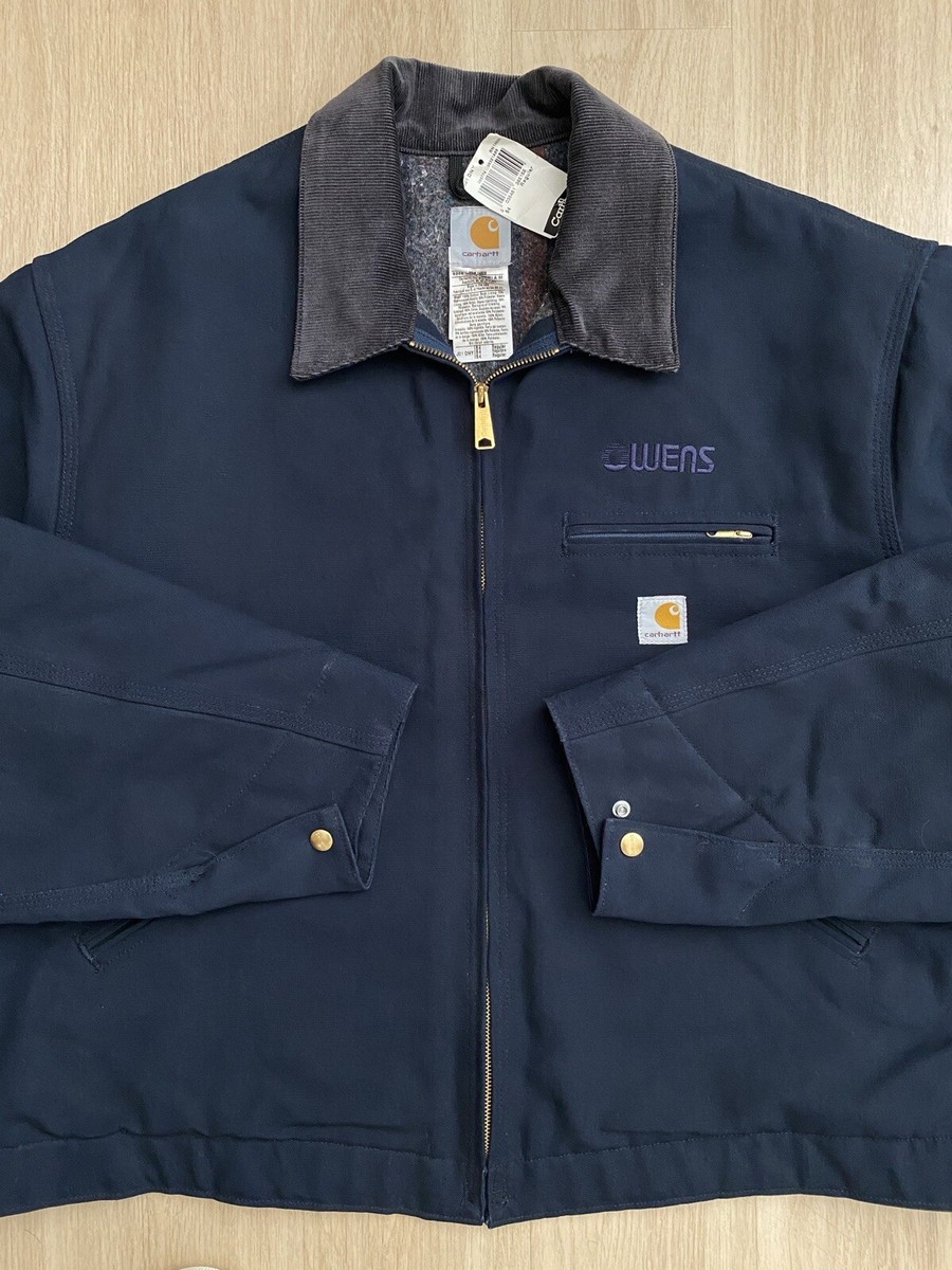 NWT VTG Carhartt Jacket Men 54/3XL Detroit J01 DNY 'Dark