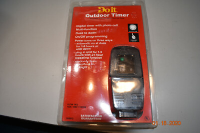 NIP DO-IT OUTDOOR Multi-Function Electronic Switch TIMER 505013 