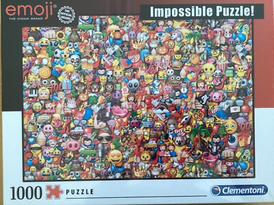 emoji Puzzle Impossible 1000 Teile NEU in der OVP Clementoni 