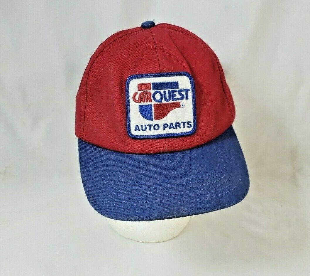 Vintage Car Quest Auto Parts Stores Trucker Hat Patch… Gem