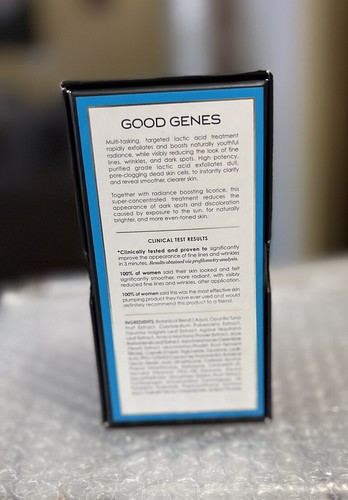 Tratamiento de ácido láctico Sunday Riley Good Genes 30 ml. Totalmente nuevo en caja. - Imagen 2 de 7