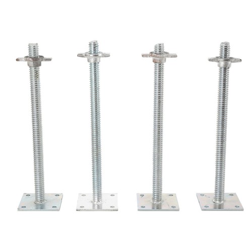 4PCS Leveling Jack Solid Screw Jacks with Base Plate for Baker-Style Scaffolding - Picture 23 of 23