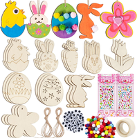 60 StüCk Ostern Basteln Holz HolzanhäNger Zum Bemalen 215Pcs Osterdeko Zum Baste