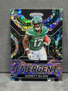 2022 Prizm No Huddle Disco Garrett Wilson Emergent RC #E-6