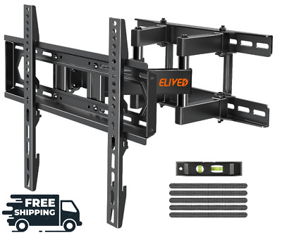 ELIVED Full Motion TV Wall Mount Swivel & Tilt for Most 26-65'' TVs Holds 88 lbs