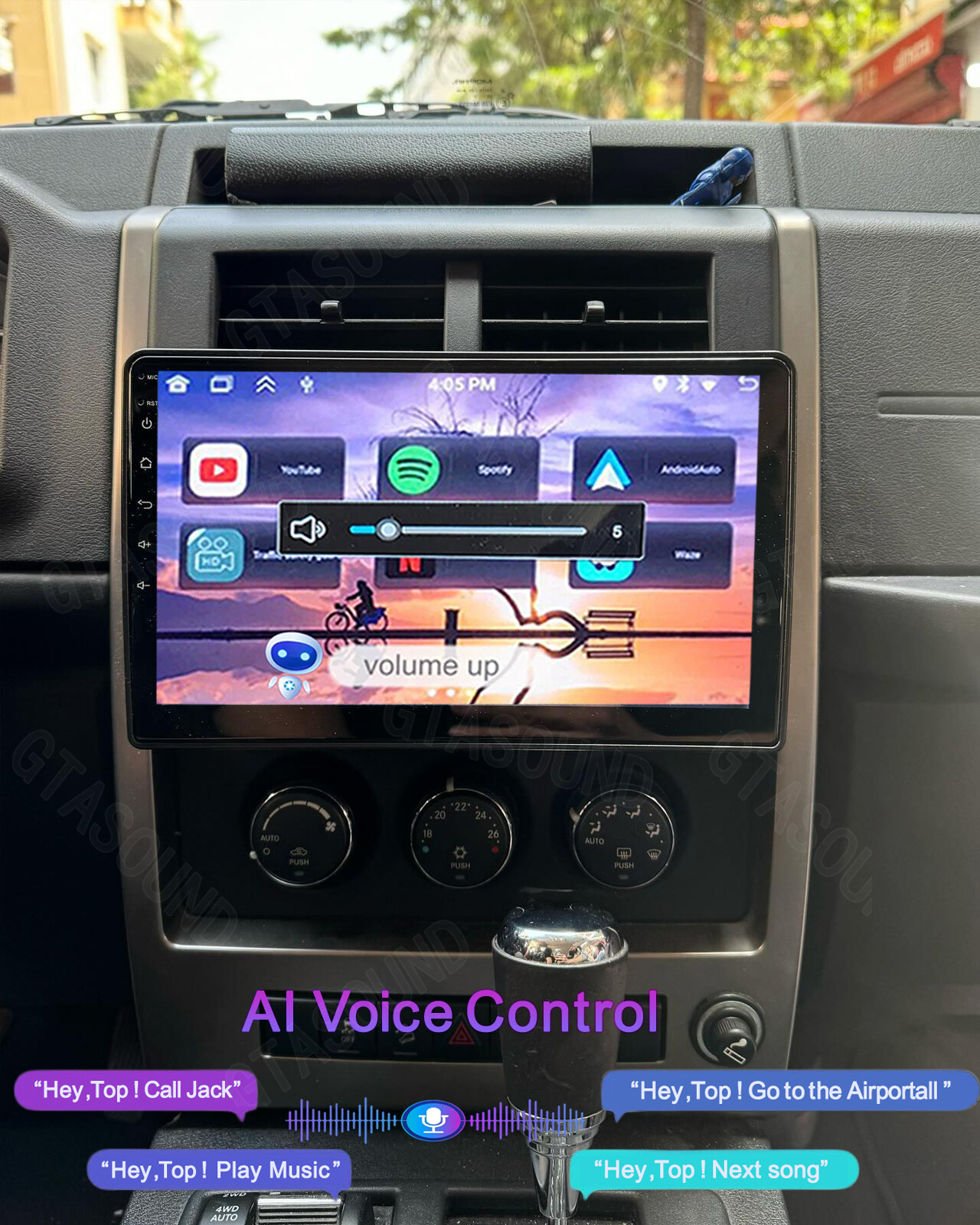 Car Audio Control Module Radio Carplay Android | Voice Control Car Stereo