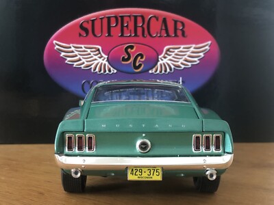 ACME 1/18 Ford Mustang Boss 351 1969 - Noire - Modèle Moulé Sous Pression