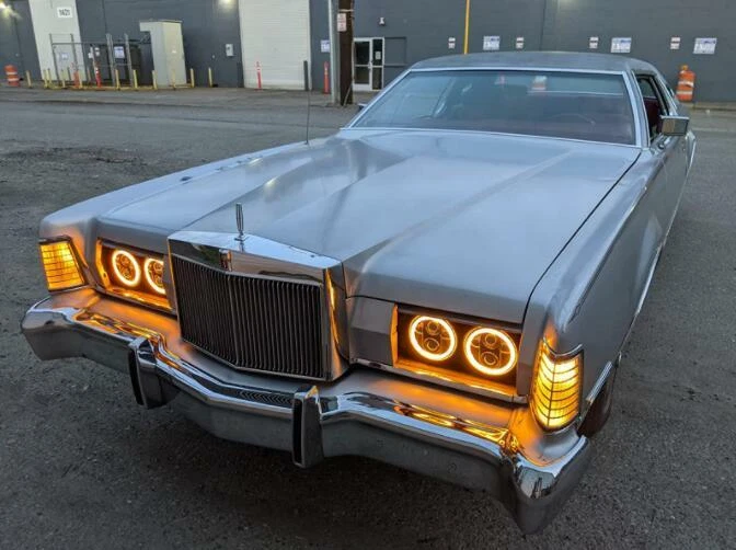 4PCS DOT 5.75 5-3/4 LED Headlights Hi-Lo Projector For Cadillac Calais 1965-1974 - Image 3 of 4