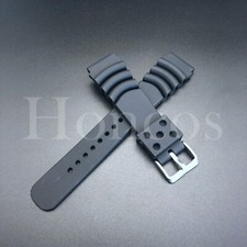 Replace Seiko Z22 Watch Band Diver SKX171SKX173 20-22mm Black Rubber Watch Strap