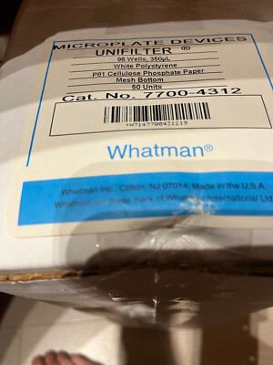 Whatman  microplate devices unifilter filtration 96 well plates  P81   7700-4312