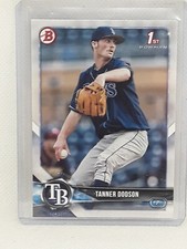 Tanner Dodson 2018 Bowman Draft Baseball - 1st #BD-78 - Tampa Bay Rays
