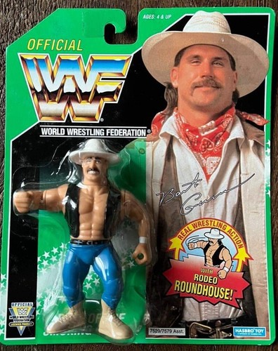 WWF wwe Vintage Wrestler Green Card BART GUNN  Has...