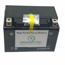 12V AGM Motorcycle Battery FAYTZ14S GTZ14S UTZ14S 11.2AH  PowerSport Sealed