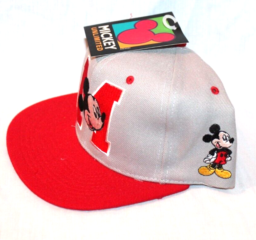 NEW WITH TAGS DISNEY MICKEY MOUSE UNLIIMITED VINTAGE 90'S SNAPBACK CAP ...