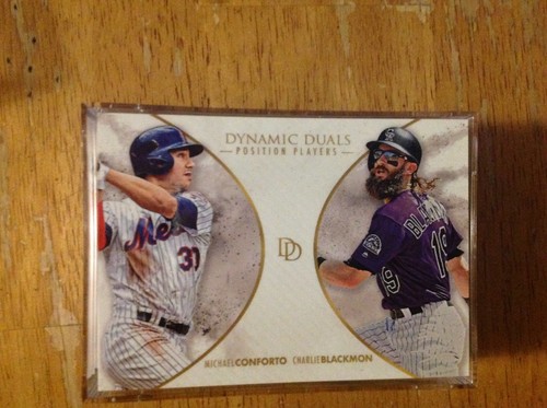 Charlie Blackmon & Michael Conforto DYNAMIC DUALS 2018 TOPPS ON-DEMAND  - Picture 1 of 1