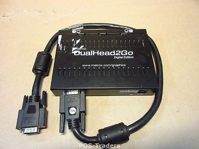 Matrox Graphics eXpansion DualHead2Go Digital Edition Videokonverter + VGA CABLE