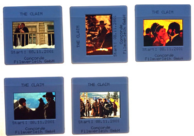D234 5x Original Dias THE CLAIM Wes Bentley Peter Mullan Ron Anderson