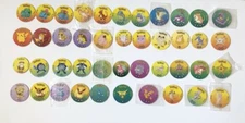 POKEMON 1999 ORIGINAL Pogs VINTAGE - Tomy - You Choose - RARE- Tazo - Sealed