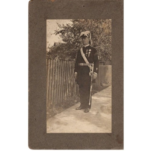 Freimaurer Uniform Antik Foto Identifiziert Dr. Richardson Schwert Tempelritter - Bild 1 von 2