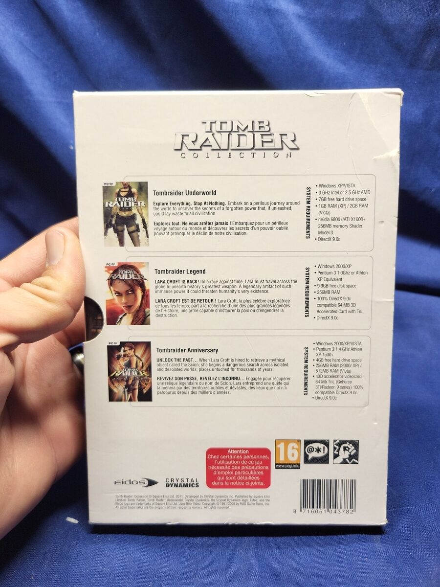 Tomb Raider Collection, PC, Underworld, Legend, Anniversary Tomb Raider Collection, PC, Underworld, Legend, Anniversary