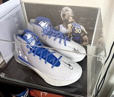 Stephen Curry Signed Shoe Golden State Warriors Steph Sneaker UA 3ZER0 JSA Proof