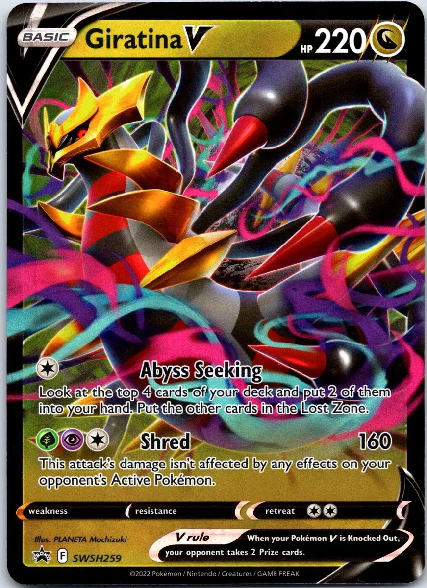 Giratina V SWSH259 Sword & Shield Black Star Promo Pokemon Card L102