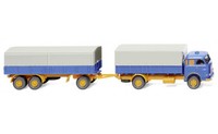 PritschenhäNgerzug (Man Pausbacke) - 1:87 - Wiking (041604)