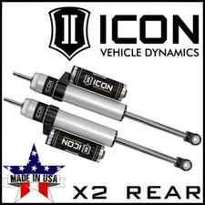 ICON Vehicle Dynamics 2.5 VS PB Rear Shocks fit 2000-06 Toyota Tundra 0-1" Lift
