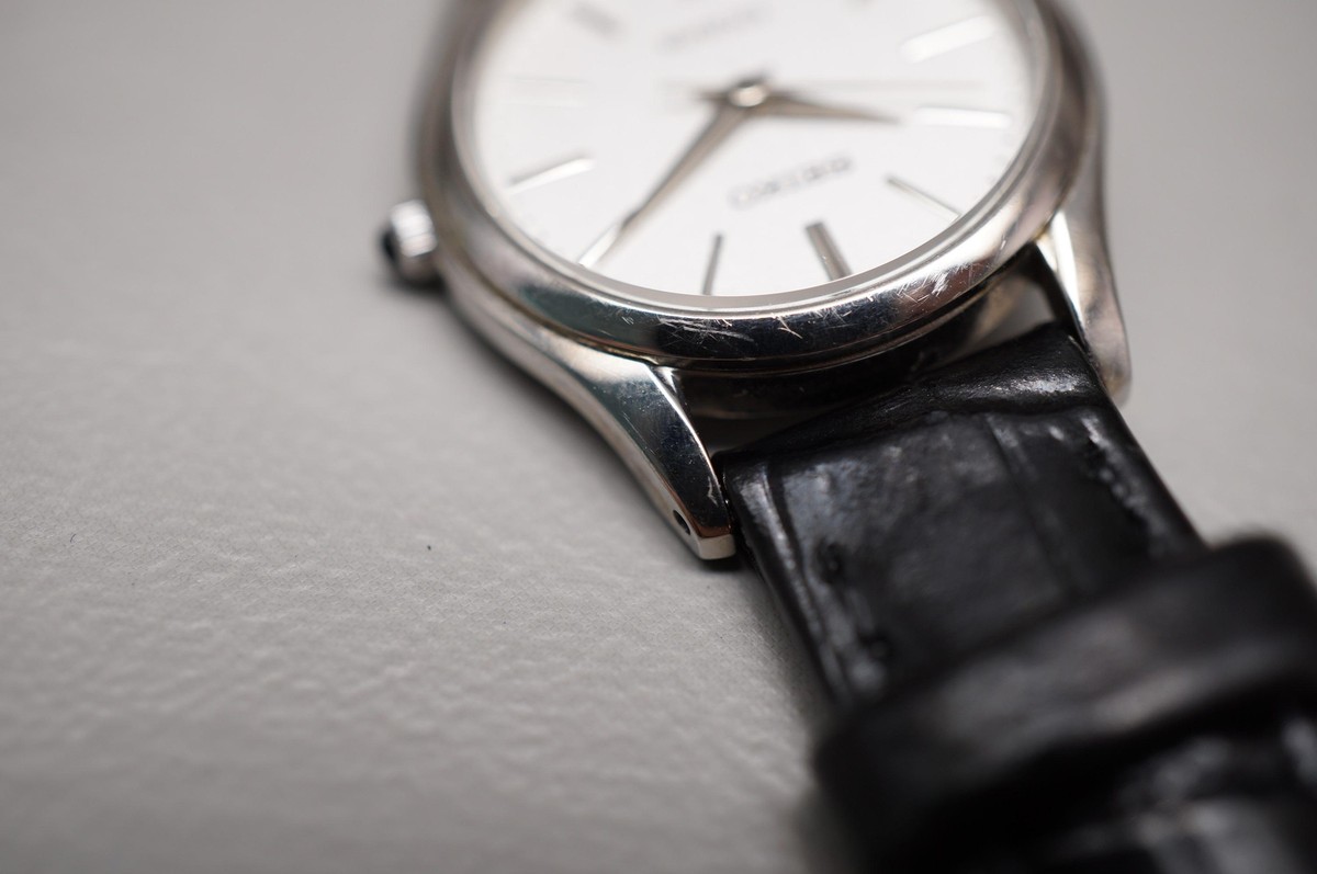 Seiko Exceline SWDL209 4J41 Dia-Shield White Dial Ladies Quartz