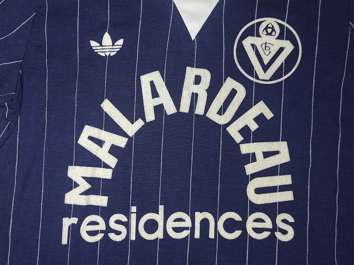 FC GIRONDINS DE BORDEAUX 1981-84 HOME SHIRT ADIDAS JERSEY