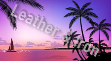 New Purple / Pink Tropical Sunset Design Vinyl Checkbook Cover