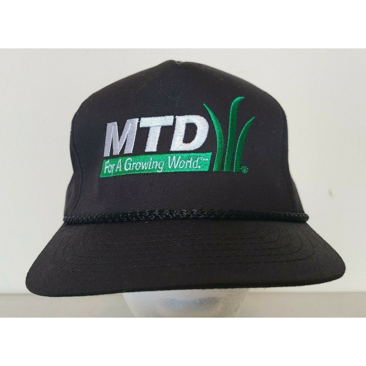 MTD Yard Machine Lawnmower Snapback Hat Rope Farmer Adjustable
