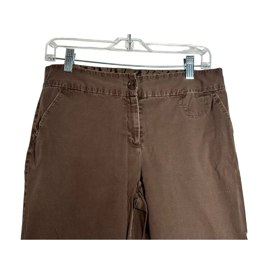 Attention Womens Capri Pants Size 6 Brown - Image 2 of 4