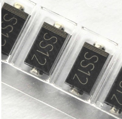 50PCS SS12 1N5817 Schottky Barrier Rectifier Voltage 20 To 40V Current 1A SMD