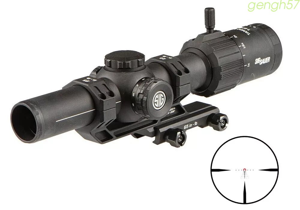 Sig Sauer TANGO MSR 1-6x24mm Scope SFP Illuminated Red BDC6