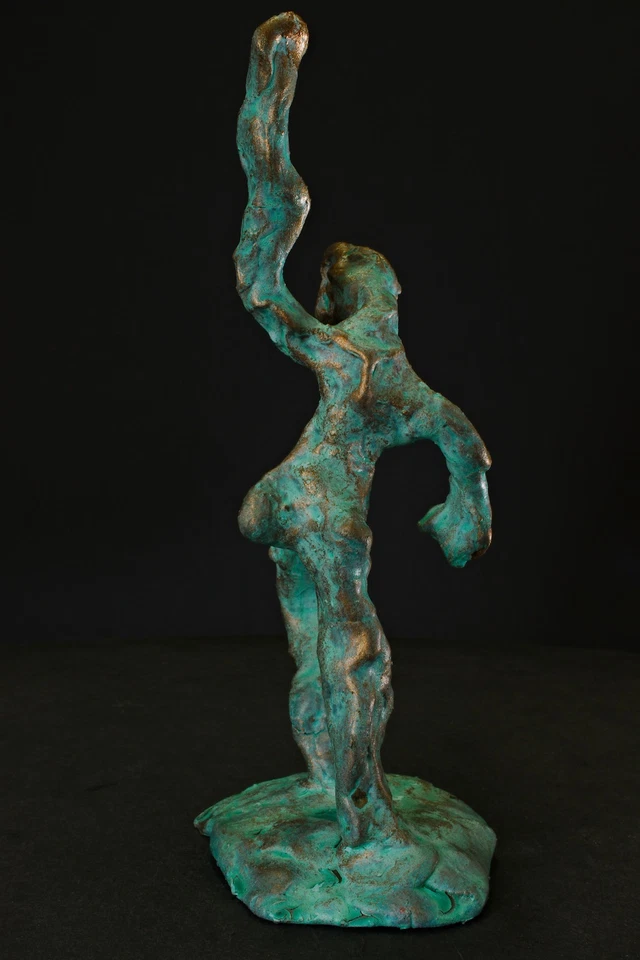 Skulptur Figurine Keramik Dämonen Dostojewski sign Prof em A Loeschner-Gornau - Bild 3 von 4