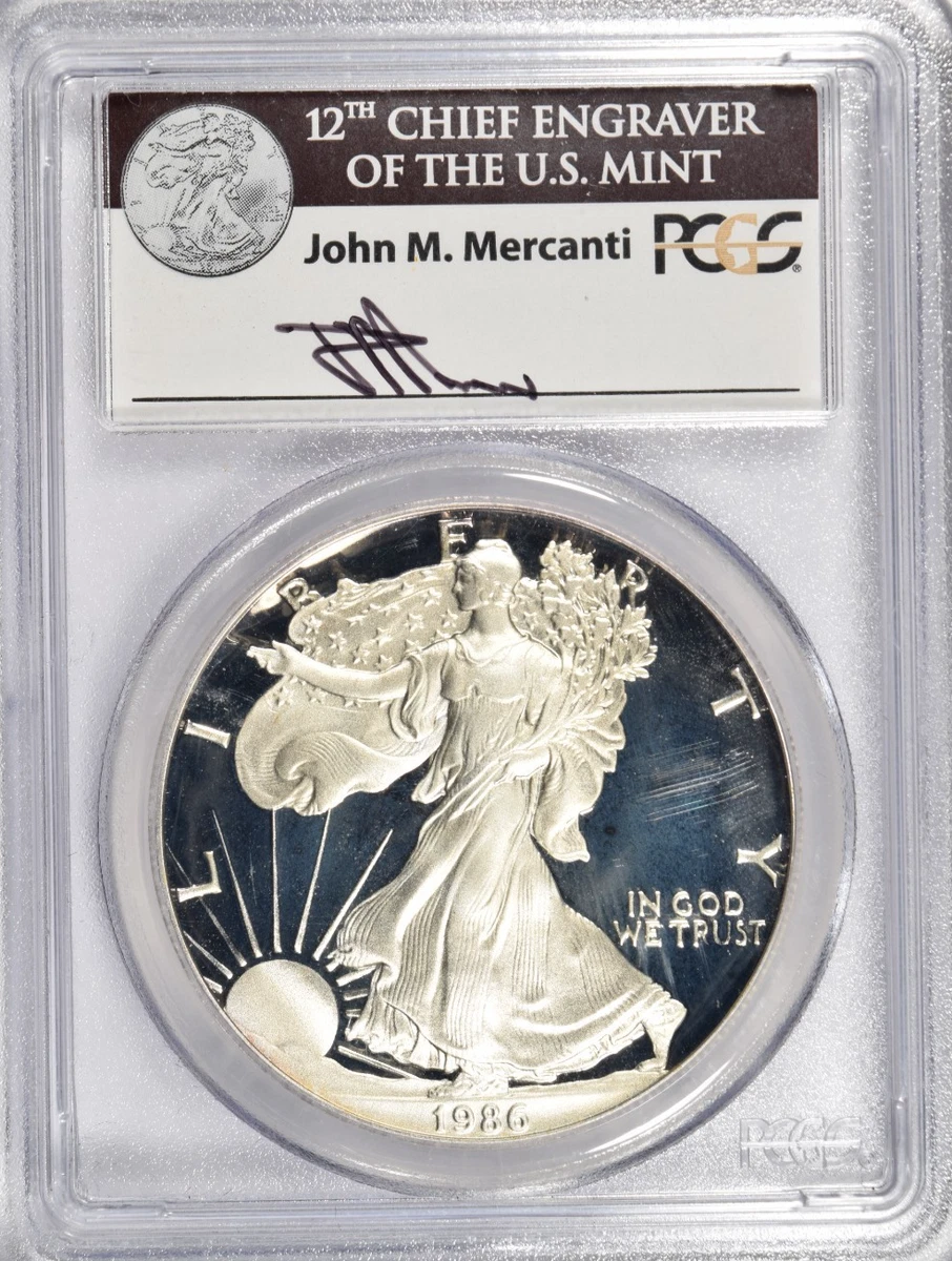 PCGS Certified PR 69 Graded 1986 Silver Bullion Coins for sale | eBay