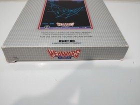 VECTREX ARCADE SYSTEM CARTRIDGE WEBWARS COMPLETE