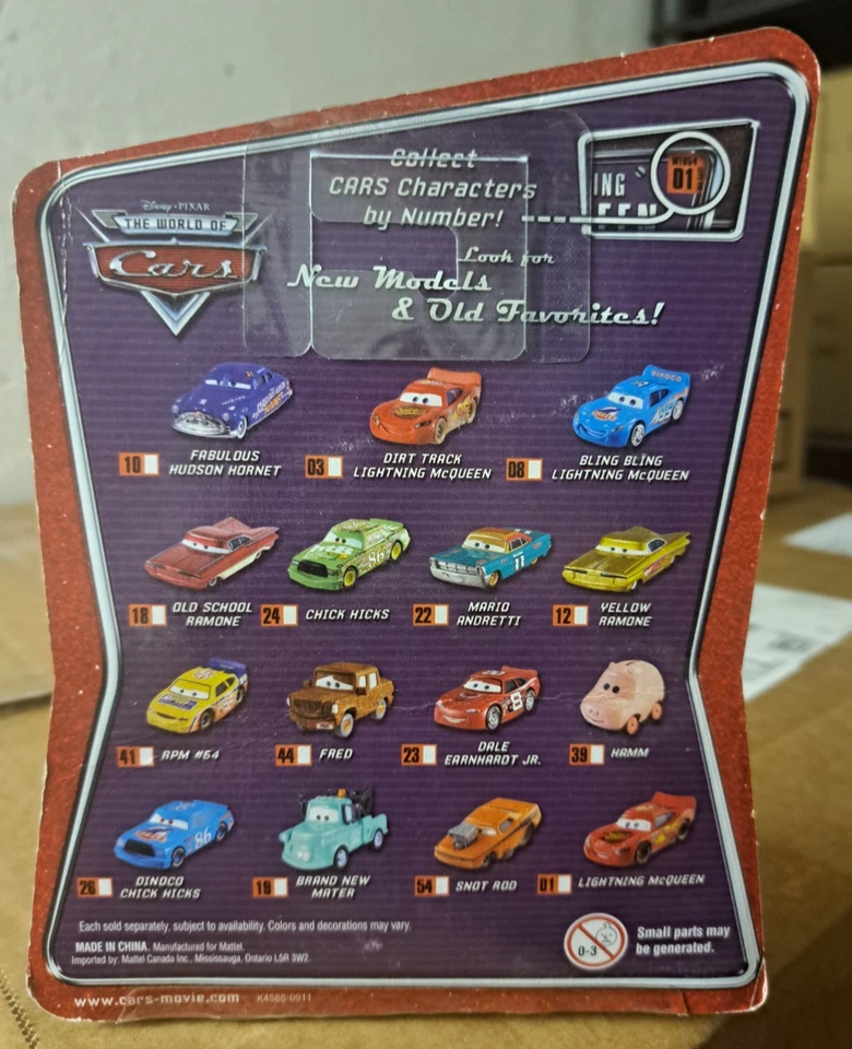 CARS - FABULOUS HUDSON HORNET - Mattel Disney Pixar - Immagine 2 di 2